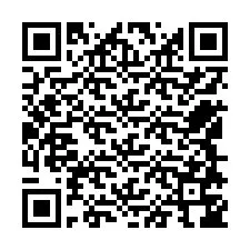 QR-код для номера телефона +12548746167