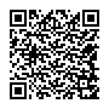 Codice QR per il numero di telefono +12548751426