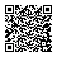 QR Code pour le numéro de téléphone +12548751428