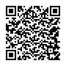 Código QR para número de teléfono +12548751435