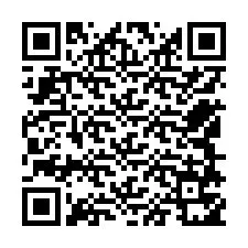 QR-koodi puhelinnumerolle +12548751437