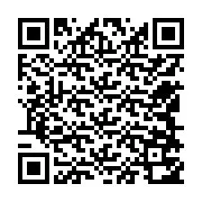 QR Code สำหรับหมายเลขโทรศัพท์ +12548752336