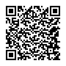 QR-код для номера телефона +12548755575