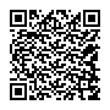 QR kód a telefonszámhoz +12548756231