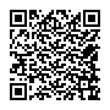 QR Code สำหรับหมายเลขโทรศัพท์ +12548766497