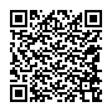 QR код за телефонен номер +12548768990