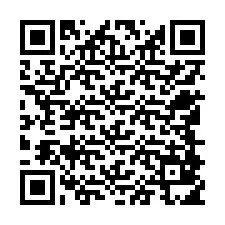 Codice QR per il numero di telefono +12548815498