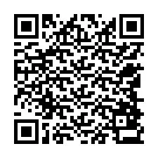 QR Code สำหรับหมายเลขโทรศัพท์ +12548833798