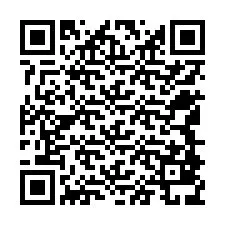 Código QR para número de teléfono +12548839120