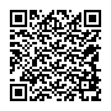 Código QR para número de teléfono +12548839121