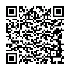 Kode QR untuk nomor Telepon +12548839122