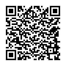 Código QR para número de teléfono +12548928086