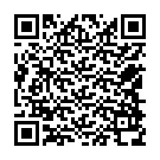 QR-code voor telefoonnummer +12548938673