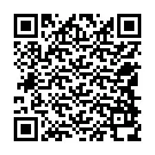 Código QR para número de teléfono +12548938674