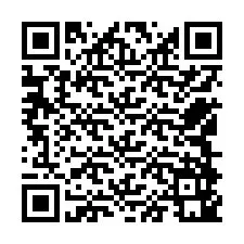 QR-code voor telefoonnummer +12548941637