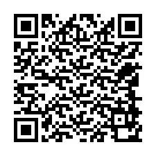 QR-code voor telefoonnummer +12548970489