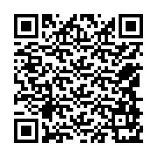 QR код за телефонен номер +12548971573