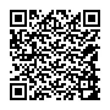 Codice QR per il numero di telefono +12548982961