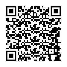 QR код за телефонен номер +12548984954