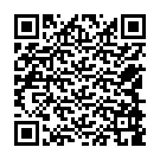 QR-code voor telefoonnummer +12548989933