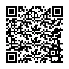 QR-code voor telefoonnummer +12548991358