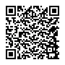 QR код за телефонен номер +12548991362