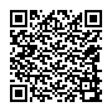 Codice QR per il numero di telefono +12548992449