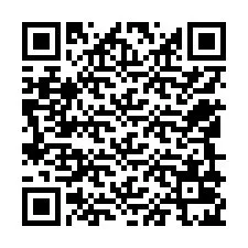 QR Code pour le numéro de téléphone +12549025549