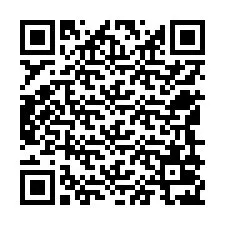 QR-код для номера телефона +12549027554