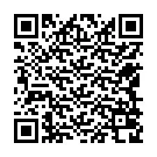 Codice QR per il numero di telefono +12549028622