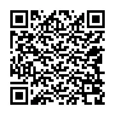 Codice QR per il numero di telefono +12549028628
