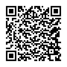 Kode QR untuk nomor Telepon +12549028631