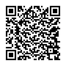 Codice QR per il numero di telefono +12549028638