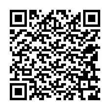 Código QR para número de teléfono +12549326574