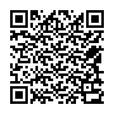 QR-code voor telefoonnummer +12549332163