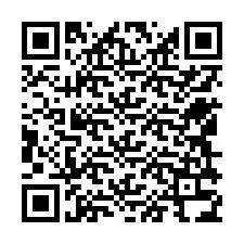 QR Code pour le numéro de téléphone +12549334272
