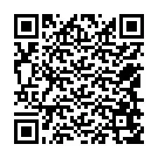 QR-code voor telefoonnummer +12549657763