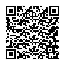 QR Code สำหรับหมายเลขโทรศัพท์ +12549671923