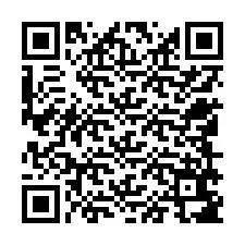 QR-code voor telefoonnummer +12549687698