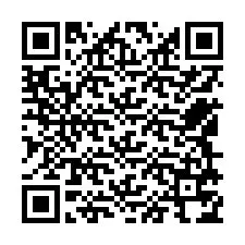 QR-Code für Telefonnummer +12549774267