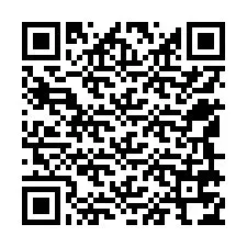 QR-code voor telefoonnummer +12549774850