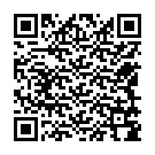 Codice QR per il numero di telefono +12549784426