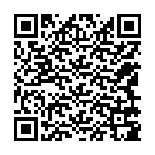 QR код за телефонен номер +12549785821