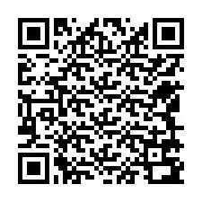 Codice QR per il numero di telefono +12549792822