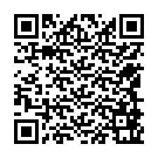 QR Code สำหรับหมายเลขโทรศัพท์ +12549861562