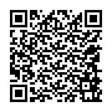 Código QR para número de telefone +12549861578