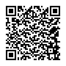 Codice QR per il numero di telefono +12549865533