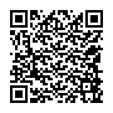 Codice QR per il numero di telefono +12549865674