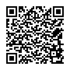 QR-koodi puhelinnumerolle +12549872507