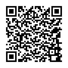 QR-код для номера телефона +12549980950